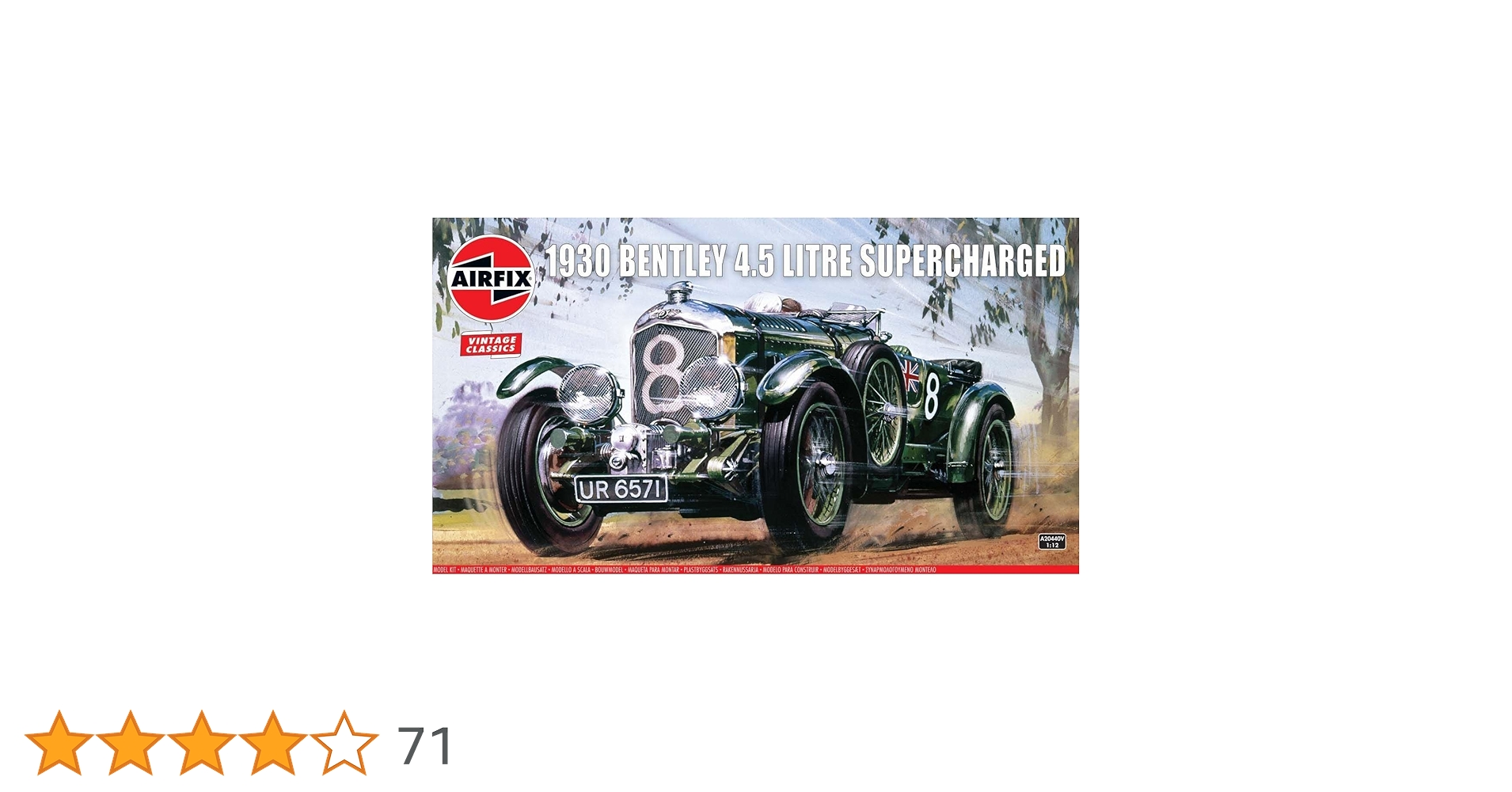 Amazon | エアフィックス(Airfix) 1/12 ベントレー 1930 4.5